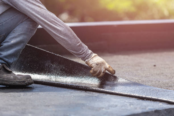 Professional Basement Waterproofing technician working in Tippecanoe, IN